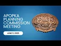 Apopka Planning Commission Meeting June 9 2026