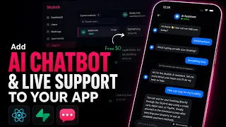 Add AI Agent Real Customer Support to your App with AI Cursor Claude Expo