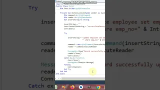 How to update data in MySQL table using VB Net