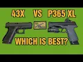 Glock 43X vs Sig P365 XL Best Concealed Carry Pistol
