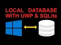 UWP Local Database with SQLite - CREATE TABLE SELECT INSERT DataAccessLibrary
