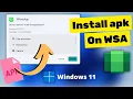 How to install apk on WSA in Windows 11 Install apk files on WSA in Windows 11 Tech Hubs