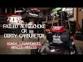 Honda Lawnmower Failed Auto Choke or Dirty Carburetor HRR216 HRN216