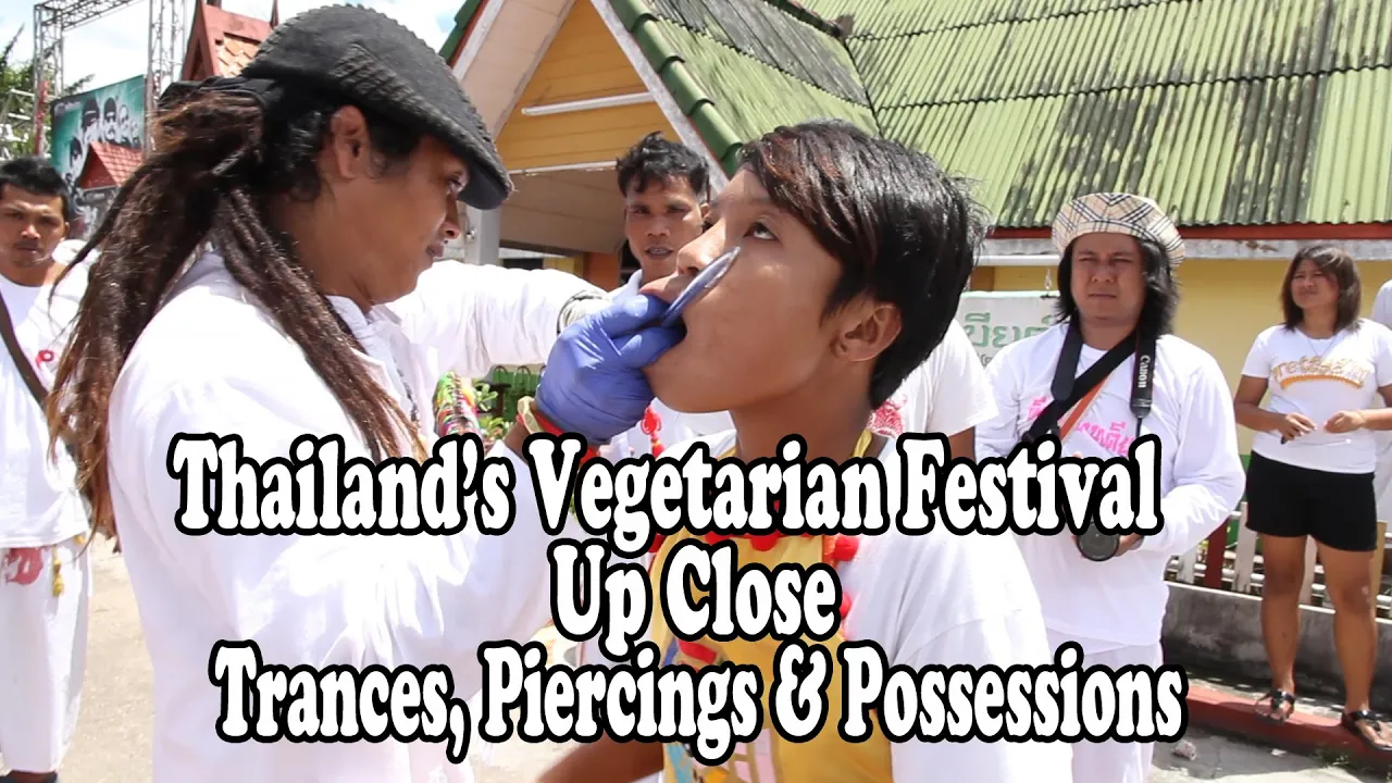 Phuket Vegetarian Festival Thailand up close. Piercings, trances and possessions 