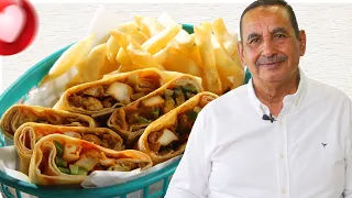 شاورما فراخ مصري شوية على طريقة عبده سعيد 