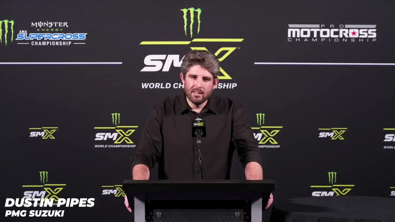 Dustin Pipes Post Race Media Briefing - 450SX Championship Team Owner