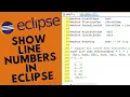 How to show Line Numbers in Eclipse
