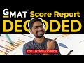 GMAT Score Reports Explained Online Offline Pratik Joshi