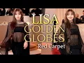 Lagu Lisa Live at Golden Globes Red Carpet
