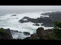 Rain Sounds, Ocean Waves and Distant Thunders – 4k Ultra Hd – Relaxing Sleep Sound
