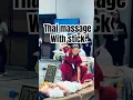 Unique Trigger Point Calf Massage With Rubber-Tipped Stick Thai Massage Technique