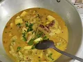 Lagu Masak santen ayam tahu lontong krukpu sambeli terasi mantap sekali 😋