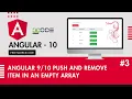 How To Make Array Push Or Empty in Angular 10 Angular 10 Basic Example