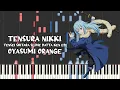 Download Lagu Tensura Nikki: Tensei shitara Slime Datta Ken Ed - Oyasumi Orange (Piano Tutorial \u0026 Sheet Music)