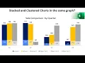 How to create a Clustered Stacked Column Chart in Excel
