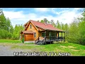 Maine Cabins On 11 Acres Moosehead Log Cabin ME Real Estate Dover-Foxcroft Old Houses