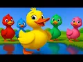 Download Lagu 🎵🦆 5 Little Ducks (Learn Colors Song) | Lalafun Nursery Rhymes \u0026 Kids Songs 🌈