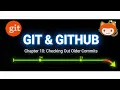 Git - Checking older commits Chapter 10