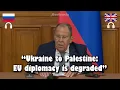 Download Lagu Lavrov on EU Diplomacy: Sanctions, Theft, and No Constructive Ideas | Russian-English interpretation
