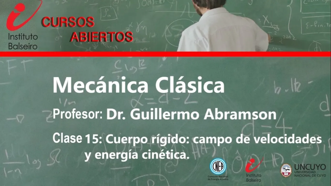 Mecánica clásica: Clase 15