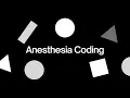 Anesthesia Coding Types Topical Local Regional MAC General Anesthesiologist Dr Rams