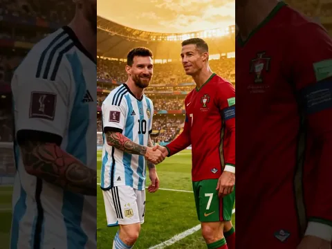 Cristiano Ronaldo & Lionel Messi #fyp #argentina #portugal