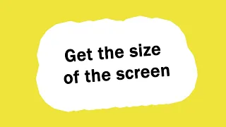 Get the size of the screen current web page and browser window