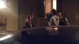 هبة مجدي و طارق صبري كواليس مسلسل عوالم خفية 