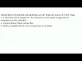 Tabung bak air r=1 m, t=1 m akan diisi penuh air. 1/2 menit dpt mengisi air 1 liter, volume \u0026 waktu?