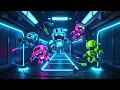 Lagu Five Little Robots on the Run | Fun Robot Adventure Nursery Rhyme | Educational Kids Songs
