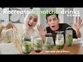 Download Lagu Recreating 5 Viral MATCHA Recipes! MENYESAL RASA DIA~  😳🍵
