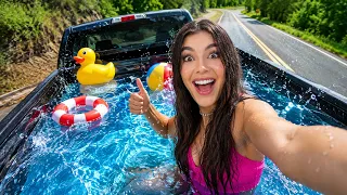 CONVERTÍ MI CAMIONETA EN UNA PISCINA RODANTE!! 💦