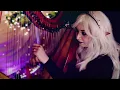 Beautiful Ukrainian Folk Song "What a Moonlit Night" (Ніч яка місячна) on the Harp 🇺🇦