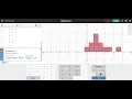 Making histograms and boxplots using Desmos