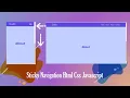 Sticky Responsive Navigation Bar On Scroll Using Vanilla Javascript Fixed Navbar on Scroll