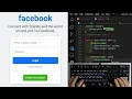 ASMR - HTML CSS Facebook Login Page
