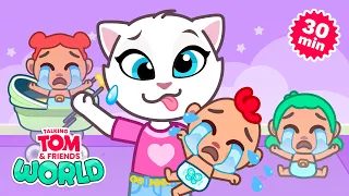 Babies, Doctor Visits and Makeovers 💖✨ Talking Tom & Friends: World Gameplay Compilation