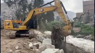 Batallon de Ingenieria de N 511 en apoyo a la GRD en el distrito de Santa Eulalia