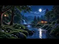 Peaceful Forest Night 🌙 River Sounds for Deep Sleep & Relaxation | Nature Sounds