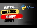NumPy for Beginners How to Create Arrays in Python Full Tutorial
