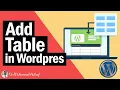 How to Add Table in Wordpress TablePress Plugin WordPress Plugins