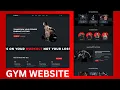 How to Build a Responsive Gym Website in HTML CSS JavaScript Complete Tutorial in 2 Hours