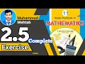 Exercise 2 5 class 11 NBF Ex 2 5 class 11 NBF National book foundation Calculus Corner