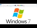 How to draw Windows 7 Logo in Ms Paint Windows Logo Drawing