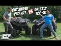 Battle of The 700 Singles Yamaha Grizzly 700 vs Can Am Outlander Pro 7