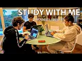 Download Lagu 3 HOUR STUDY WITH ME | Friends, 10-min Break, Nature Sounds, Background Noise, Study Group
