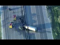 Semi-truck fire crash close I - in Racine Co