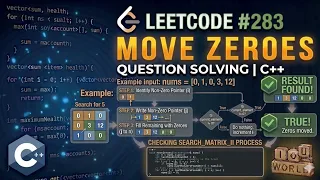 Move Zeros Leetcode 283 Array Two Pointers