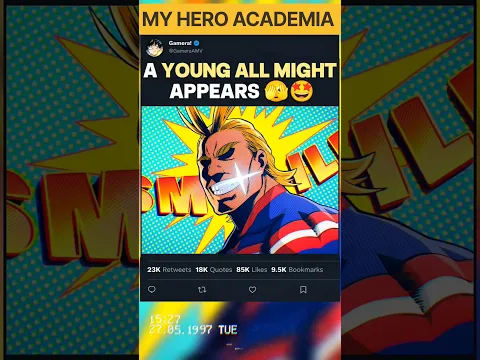 A YOUNG ALL MIGHT APPEARS 🫣🤩 | #myheroacademia #edit #mha #amv #anime