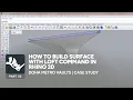 How to Build Surface with Loft command in Rhino 3d - Doha Metro Vaults Case Study Part 02